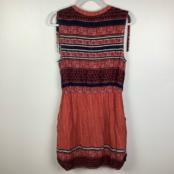 Lucky Brand Red and Blue Patterned Dress - Picture 6 of 6